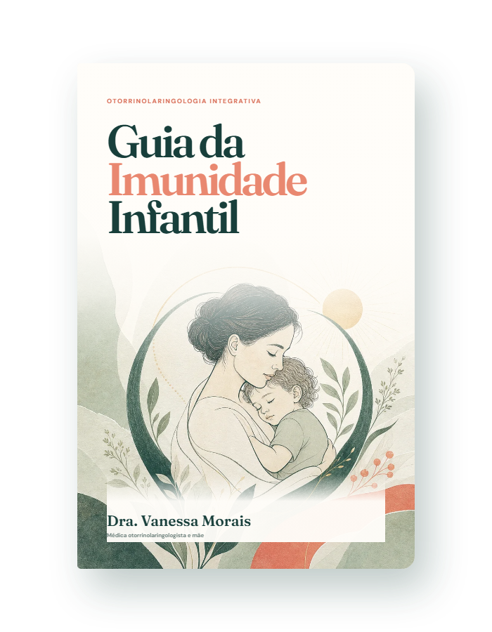 Capa do Guia da Imunidade Infantil, da Dra. Vanessa Morais